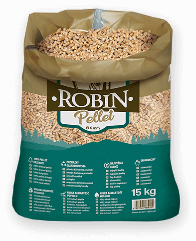 worek pelletu opałowego Robin do kupienia w Kętach lub sklepie internetowym